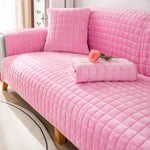 Plaid pour canapé velours <br> Epais Rose