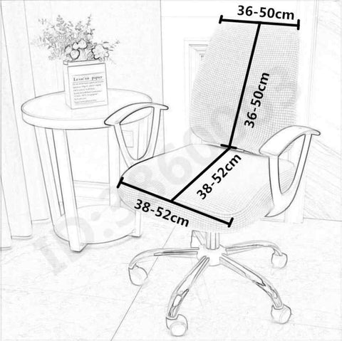 Xoenoiee Lot de 2 housses de dossier et de chaise de bureau en polyester avec motif de chevaux colorés Xoenoiee Lot de 2 housses de dossier et de chaise de bureau en polyester avec motif de chevaux colorés