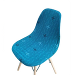 Housse chaise Scandinave <br> Imprimé Bleu