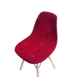 Housse chaise Scandinave <br> Imprimé Rouge