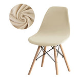 Housse chaise Scandinave Velours Beige