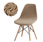 Housse chaise Scandinave <br> Velours Camel