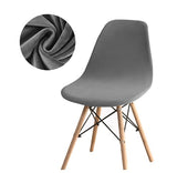 Housse chaise Scandinave Velours Gris