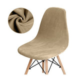 Housse chaise Scandinave Velours Kaki