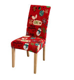 Housse de chaise <br> Bonhomme de Neige Heureux