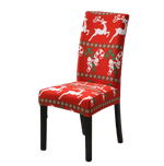 Housse de chaise <br> Canne de Noël