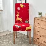 Housse de chaise <br> Cerf de Noël