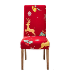 Housse de chaise <br> Cerf de Noël