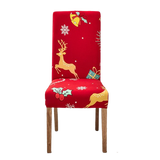 Housse de chaise <br> Cerf de Noël