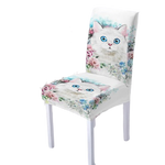 Housse de chaise <br> Chat Mignon