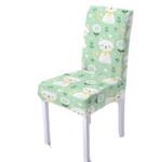 Housse de chaise <br> Chat Vert