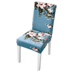housse-de-chaise-fleurie-bleue
