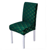 Housse de chaise <br> Matelassée Verte