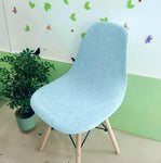 Housse chaise Scandinave <br> Imprimé Bleu Ciel