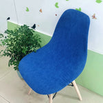 Housse chaise Scandinave <br> Imprimé Bleu Roi