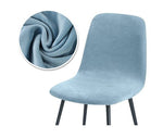 Housse de chaise <br> Velours Bleu Ciel