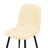 Housse de chaise <br> Velours Crème