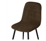 Housse de chaise <br> Velours Marron