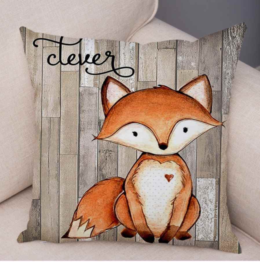 Housse De Coussin 45X45 Renard 1001 Housses housse-de-coussin-45x45-renard-1001-housses