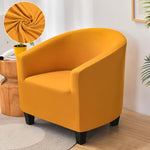 Housse fauteuil Cabriolet <br> Polyester Jaune Moutarde