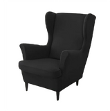 Housse fauteuil <br> Extensible Noir