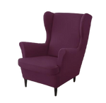 Housse fauteuil <br> Extensible Violet