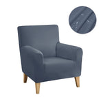 Housse fauteuil <br> Imperméable Gris Bleu
