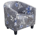 Housse fauteuil Cabriolet <br> Fleurie Grise