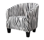 Housse fauteuil Cabriolet <br> Noir et Blanc