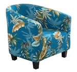 Housse fauteuil Cabriolet <br> Tropicale Bleue