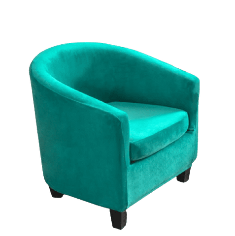 Housse De Fauteuil Cabriolet Chesterfield Highdi - Extensible Imprimée Champ Vert, Protecteur Antidérapant Lavable