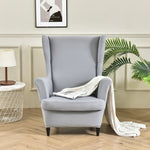 Housse fauteuil <br> Extensible Grise