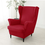 Housse fauteuil <br> Extensible Rouge