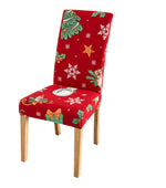 Housse de chaise <br> Sapin décoré